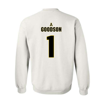 App State - NCAA Women's Volleyball : Eva Goodson - Replica Shersey Crewneck Sweatshirt-1