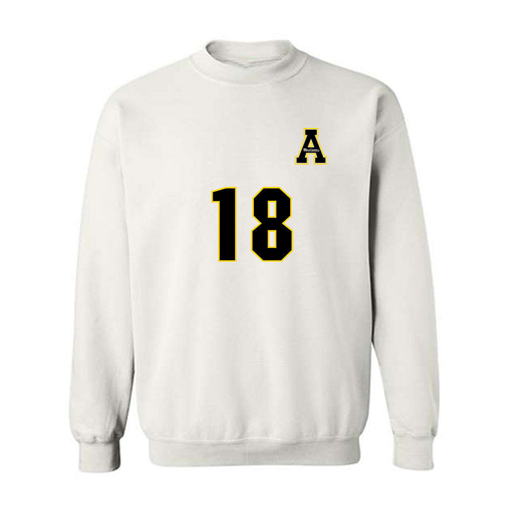 App State - NCAA Women's Volleyball : Raegan Richardson - Replica Shersey Crewneck Sweatshirt-0
