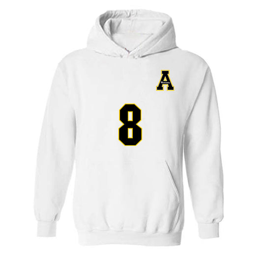 App State - NCAA Women's Volleyball : Chelsea Gilmore - Replica Shersey Hooded Sweatshirt-0
