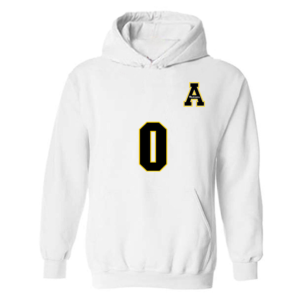 App State - NCAA Women's Volleyball : Charlotte Thompson - Replica Shersey Hooded Sweatshirt-0
