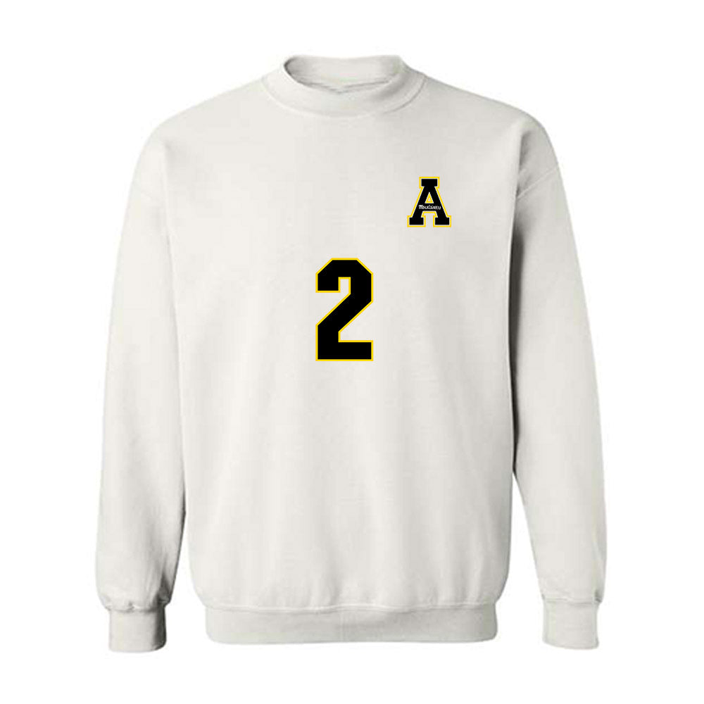 App State - NCAA Women's Volleyball : Brooke Doherty - Replica Shersey Crewneck Sweatshirt-0