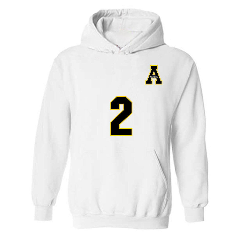 App State - NCAA Women's Volleyball : Brooke Doherty - Replica Shersey Hooded Sweatshirt-0