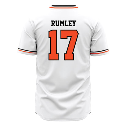 Campbell - NCAA Baseball : Trenton Rumley - White Jersey-1