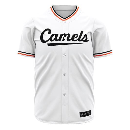 Campbell - NCAA Baseball : Zach Sabers - White Jersey
