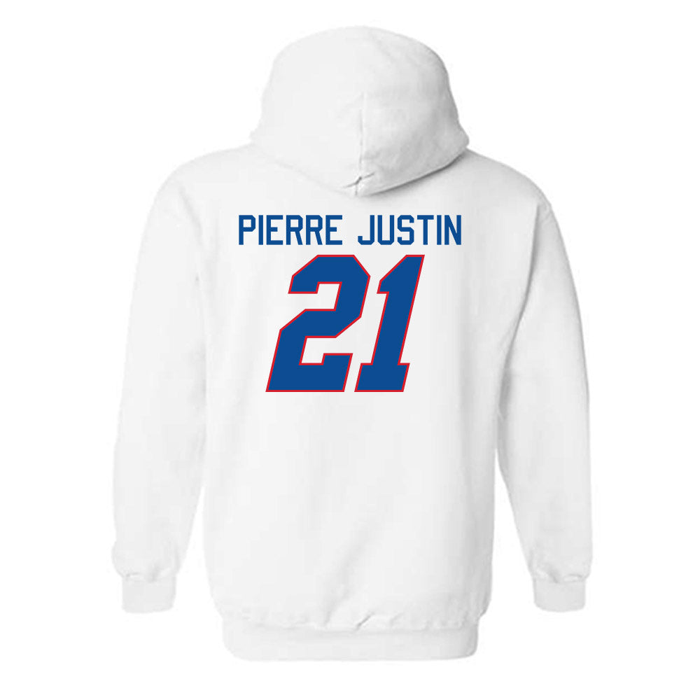 DePaul - NCAA Men's Basketball : Theo Pierre Justin - Replica Shersey Hooded Sweatshirt-1