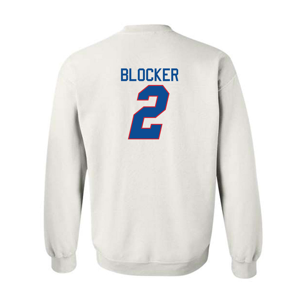 DePaul - NCAA Men's Basketball : Layden Blocker - Replica Shersey Crewneck Sweatshirt-1