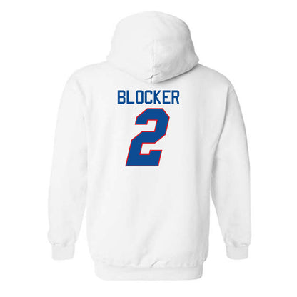 DePaul - NCAA Men's Basketball : Layden Blocker - Replica Shersey Hooded Sweatshirt-1
