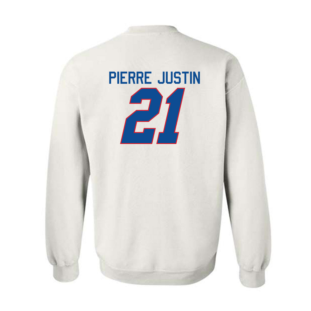 DePaul - NCAA Men's Basketball : Theo Pierre Justin - Replica Shersey Crewneck Sweatshirt-1