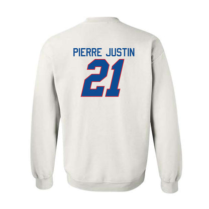 DePaul - NCAA Men's Basketball : Theo Pierre Justin - Replica Shersey Crewneck Sweatshirt-1