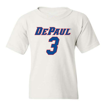 DePaul - NCAA Men's Basketball : Nate Kasher - Replica Shersey Youth T-Shirt