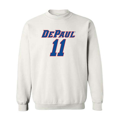 DePaul - NCAA Women's Basketball : Sumer Lee - Replica Shersey Crewneck Sweatshirt-0