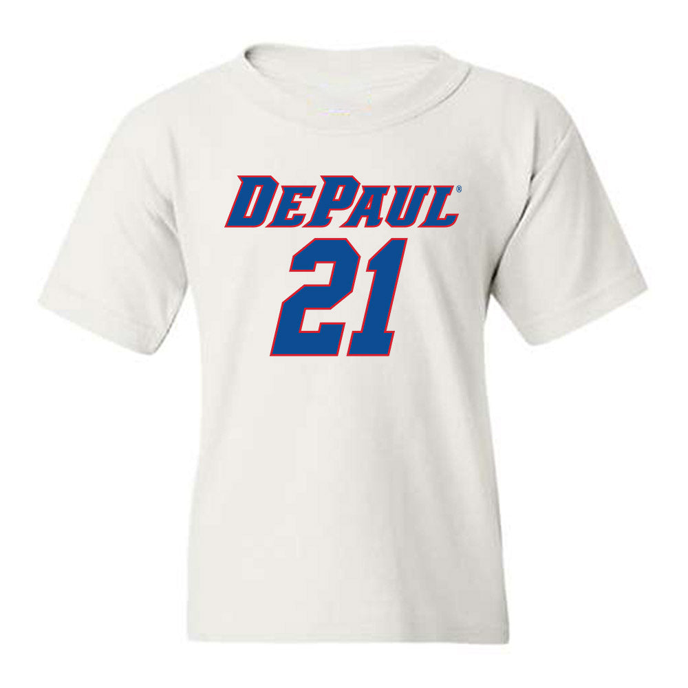 DePaul - NCAA Men's Basketball : Theo Pierre Justin - Replica Shersey Youth T-Shirt-0