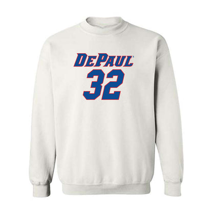 DePaul - NCAA Men's Basketball : Jeremy Lorenz - Replica Shersey Crewneck Sweatshirt-0