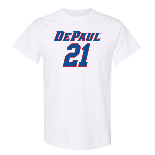 DePaul - NCAA Men's Basketball : Theo Pierre Justin - Replica Shersey T-Shirt-0