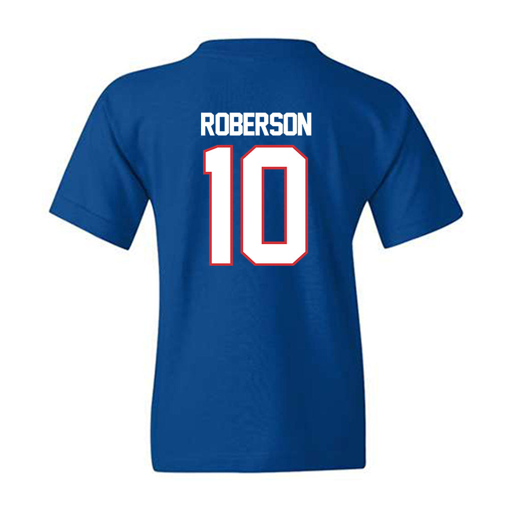 LA Tech - NCAA Baseball : Brooks Roberson - Replica Shersey Youth T-Shirt-1
