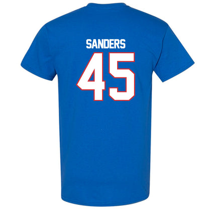 LA Tech - NCAA Baseball : Easton Sanders - Replica Shersey T-Shirt-1