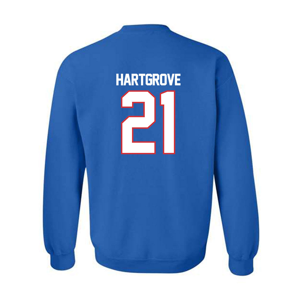 LA Tech - NCAA Baseball : Hudson Hartgrove - Replica Shersey Crewneck Sweatshirt-1