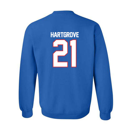 LA Tech - NCAA Baseball : Hudson Hartgrove - Replica Shersey Crewneck Sweatshirt-1