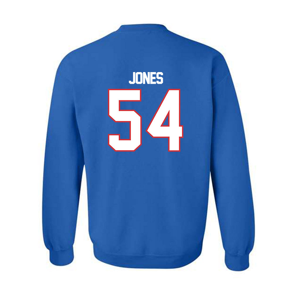 LA Tech - NCAA Baseball : Jackson Jones - Replica Shersey Crewneck Sweatshirt-1