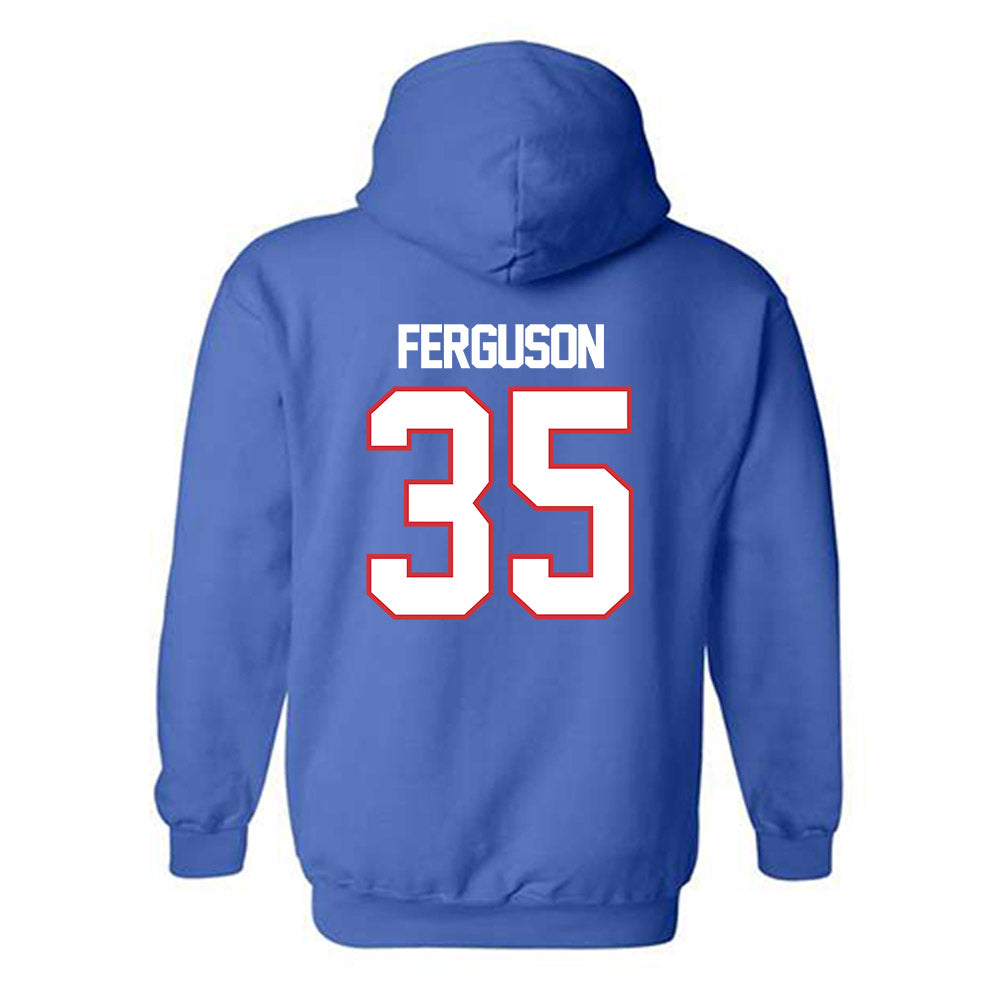 LA Tech - NCAA Baseball : Drew Ferguson - Replica Shersey Hooded Sweatshirt-1