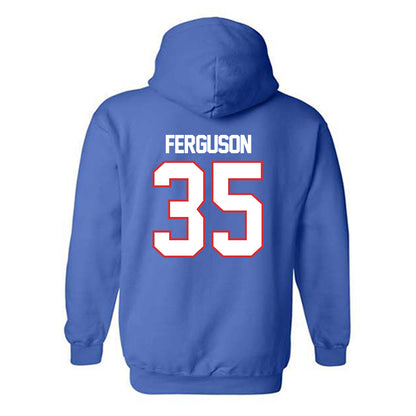 LA Tech - NCAA Baseball : Drew Ferguson - Replica Shersey Hooded Sweatshirt-1
