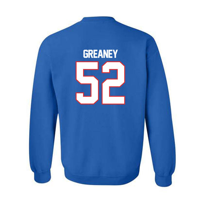LA Tech - NCAA Baseball : Nick Greaney - Replica Shersey Crewneck Sweatshirt-1