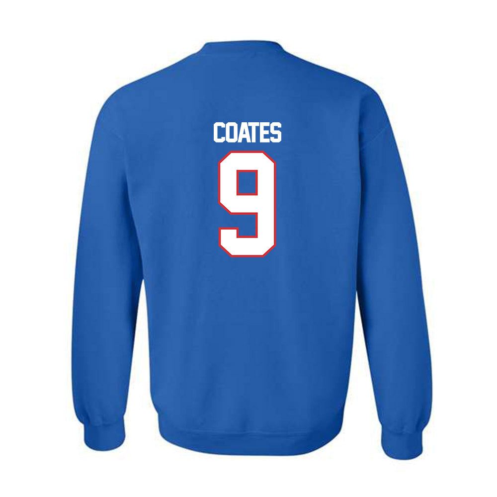 LA Tech - NCAA Baseball : Colton Coates - Replica Shersey Crewneck Sweatshirt-1