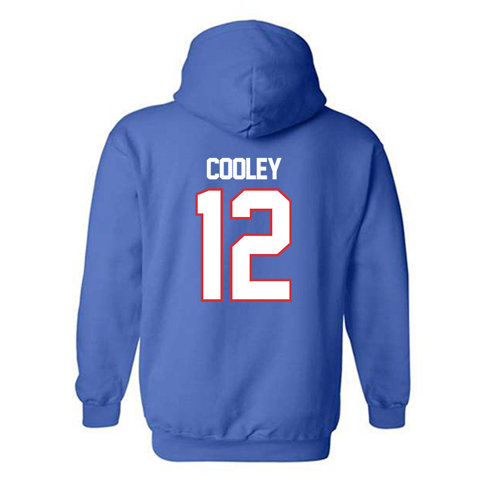 LA Tech - NCAA Baseball : Luke Cooley - Replica Shersey Hooded Sweatshirt-1