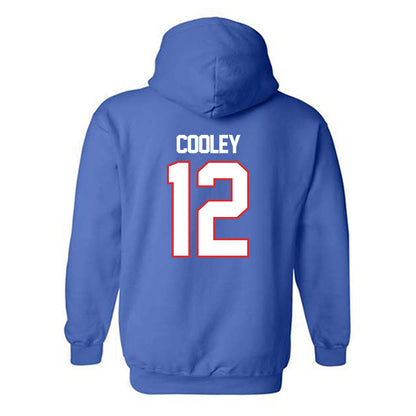 LA Tech - NCAA Baseball : Luke Cooley - Replica Shersey Hooded Sweatshirt-1