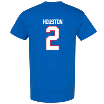 LA Tech - NCAA Baseball : Nathan Houston - Replica Shersey T-Shirt-1