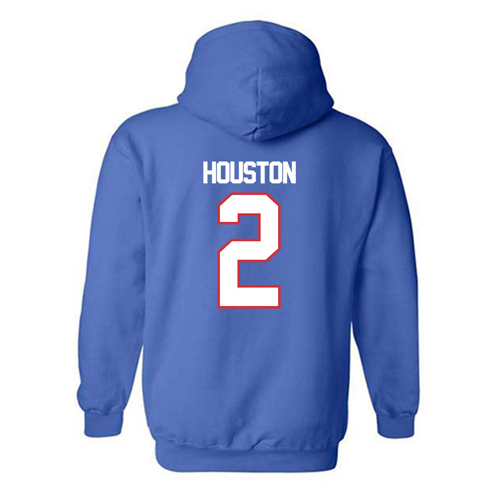 LA Tech - NCAA Baseball : Nathan Houston - Replica Shersey Hooded Sweatshirt-1