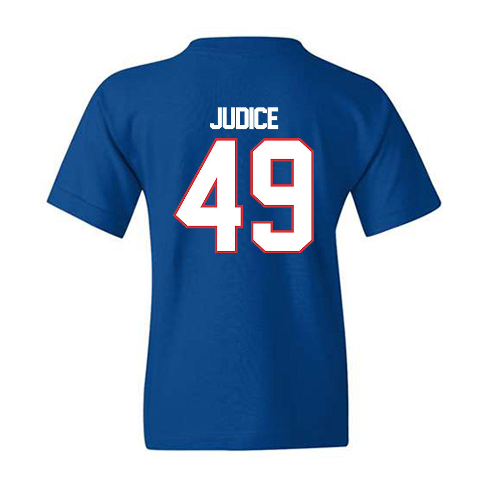 LA Tech - NCAA Baseball : Ethan Judice - Replica Shersey Youth T-Shirt-1