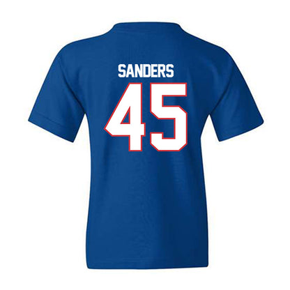 LA Tech - NCAA Baseball : Easton Sanders - Replica Shersey Youth T-Shirt-1