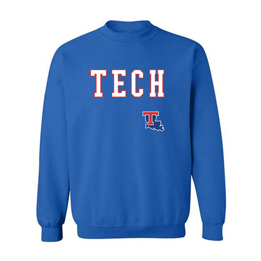 LA Tech - NCAA Baseball : Nathan Houston - Replica Shersey Crewneck Sweatshirt-0