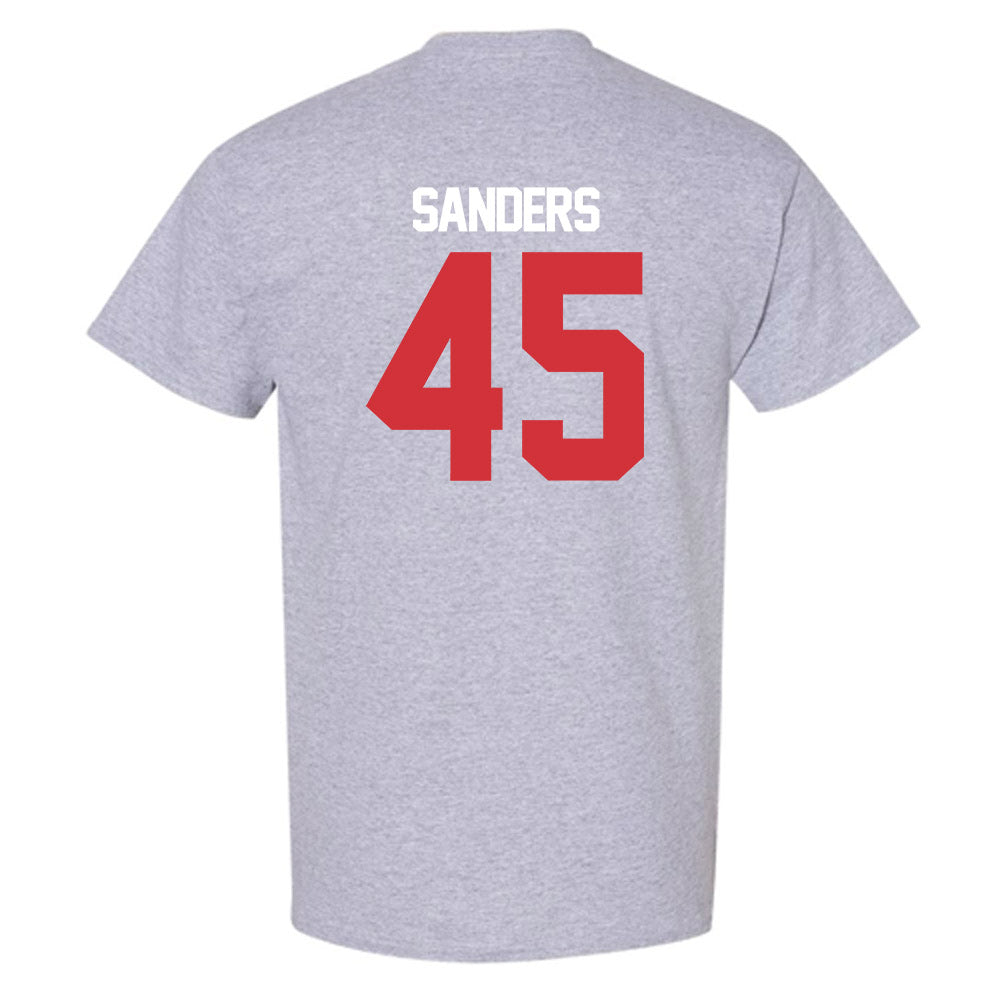 LA Tech - NCAA Baseball : Easton Sanders - Replica Shersey T-Shirt-1