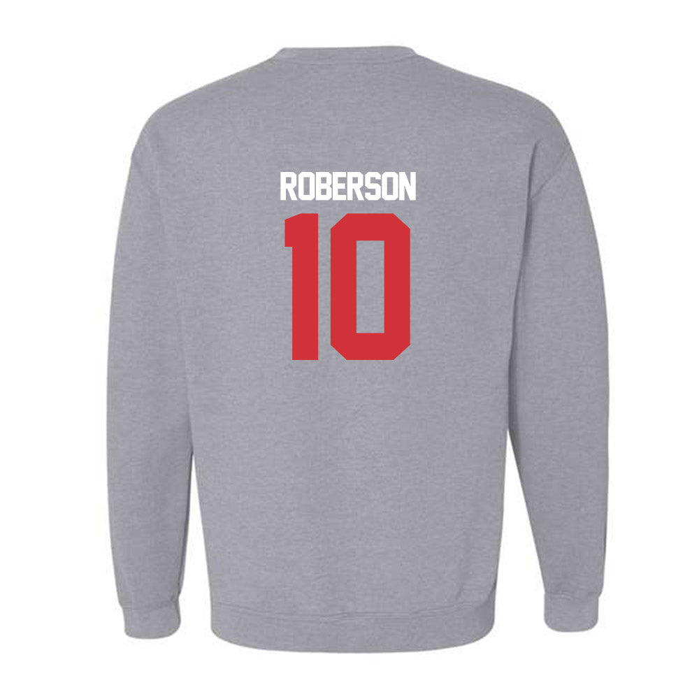 LA Tech - NCAA Baseball : Brooks Roberson - Replica Shersey Crewneck Sweatshirt-1