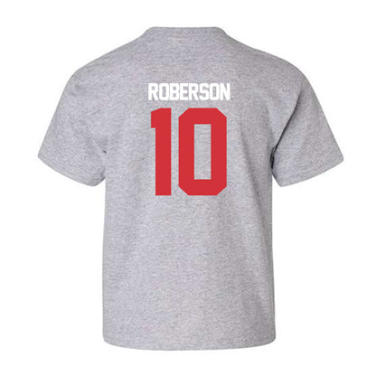 LA Tech - NCAA Baseball : Brooks Roberson - Replica Shersey Youth T-Shirt-1