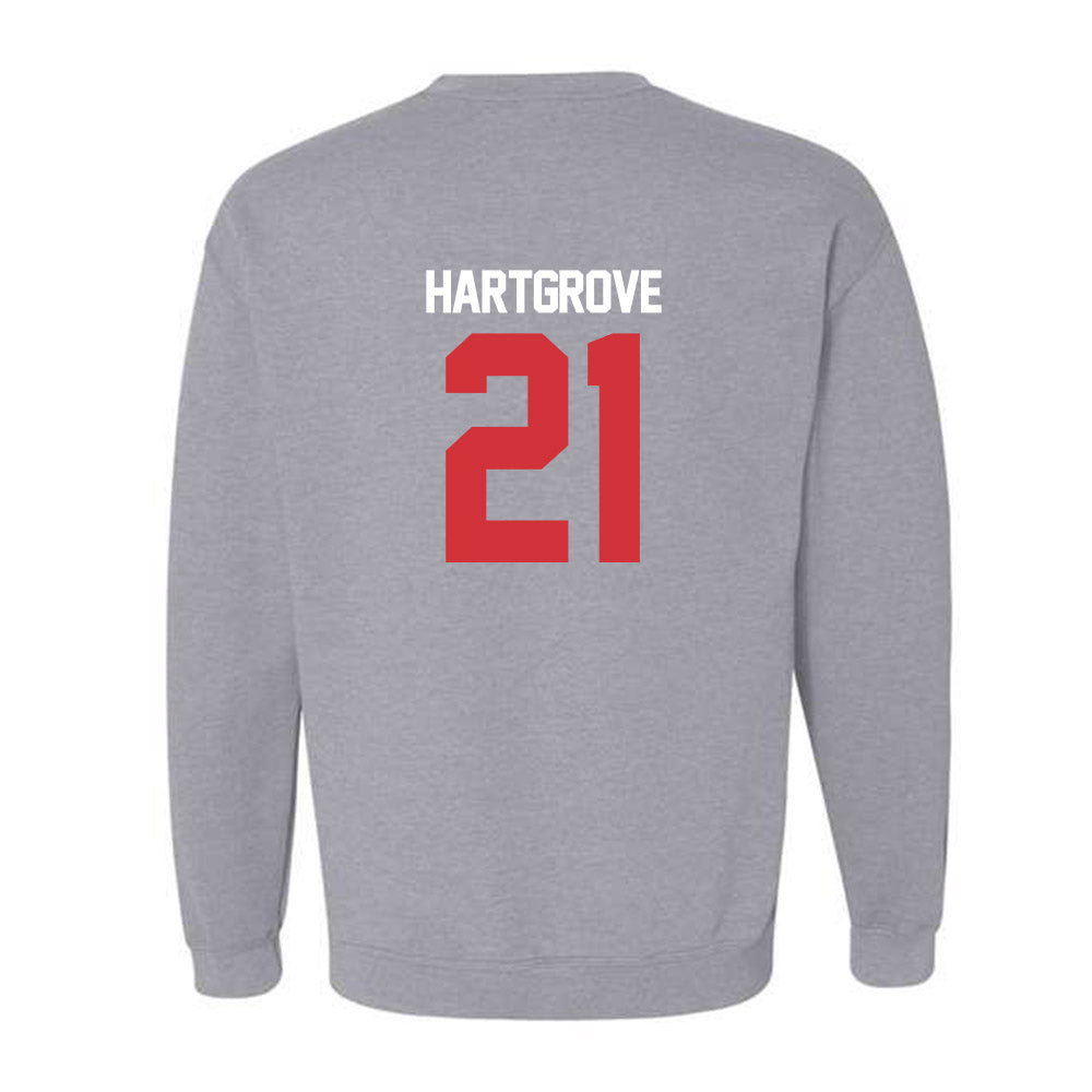 LA Tech - NCAA Baseball : Hudson Hartgrove - Replica Shersey Crewneck Sweatshirt-1