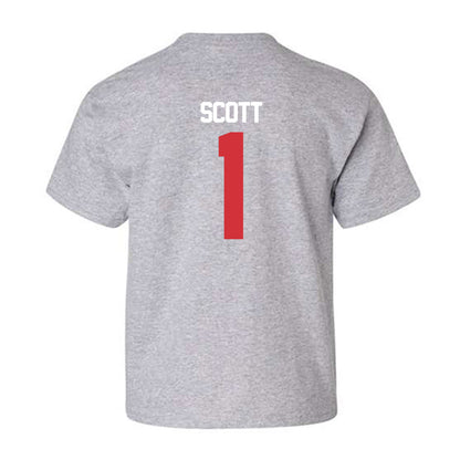 LA Tech - NCAA Baseball : Wesley Scott - Replica Shersey Youth T-Shirt-1