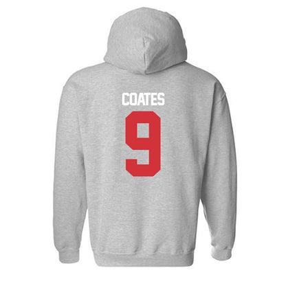 LA Tech - NCAA Baseball : Colton Coates - Replica Shersey Hooded Sweatshirt-1