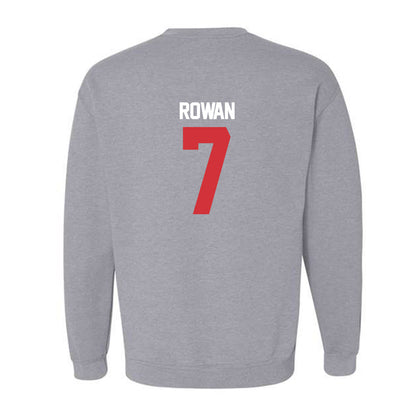 LA Tech - NCAA Baseball : Hudson Rowan - Replica Shersey Crewneck Sweatshirt-1