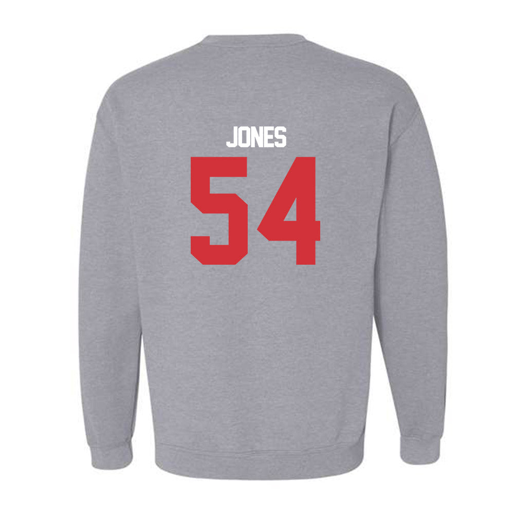 LA Tech - NCAA Baseball : Jackson Jones - Replica Shersey Crewneck Sweatshirt-1