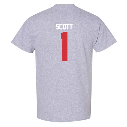 LA Tech - NCAA Baseball : Wesley Scott - Replica Shersey T-Shirt-1