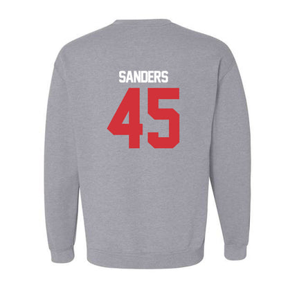 LA Tech - NCAA Baseball : Easton Sanders - Replica Shersey Crewneck Sweatshirt-1