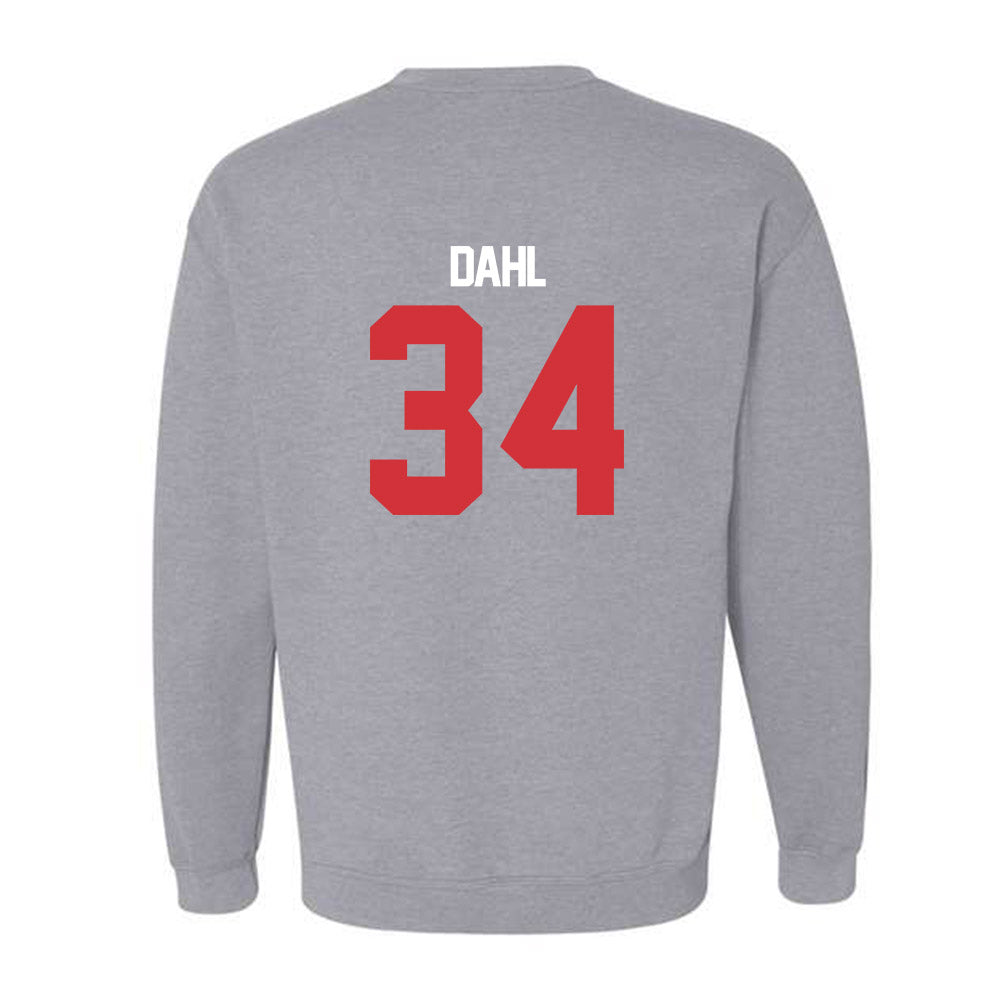 LA Tech - NCAA Baseball : Declan Dahl - Replica Shersey Crewneck Sweatshirt-1