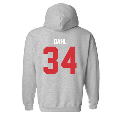 LA Tech - NCAA Baseball : Declan Dahl - Replica Shersey Hooded Sweatshirt-1