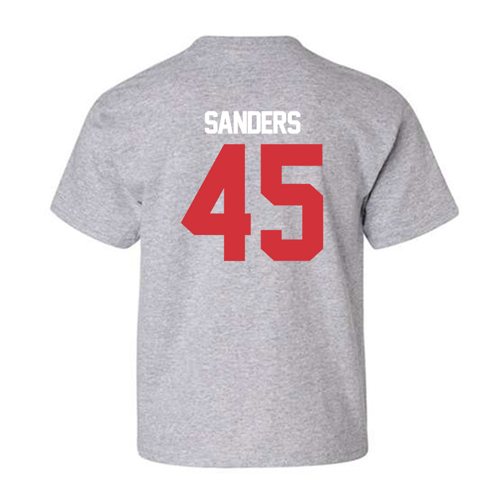 LA Tech - NCAA Baseball : Easton Sanders - Replica Shersey Youth T-Shirt-1