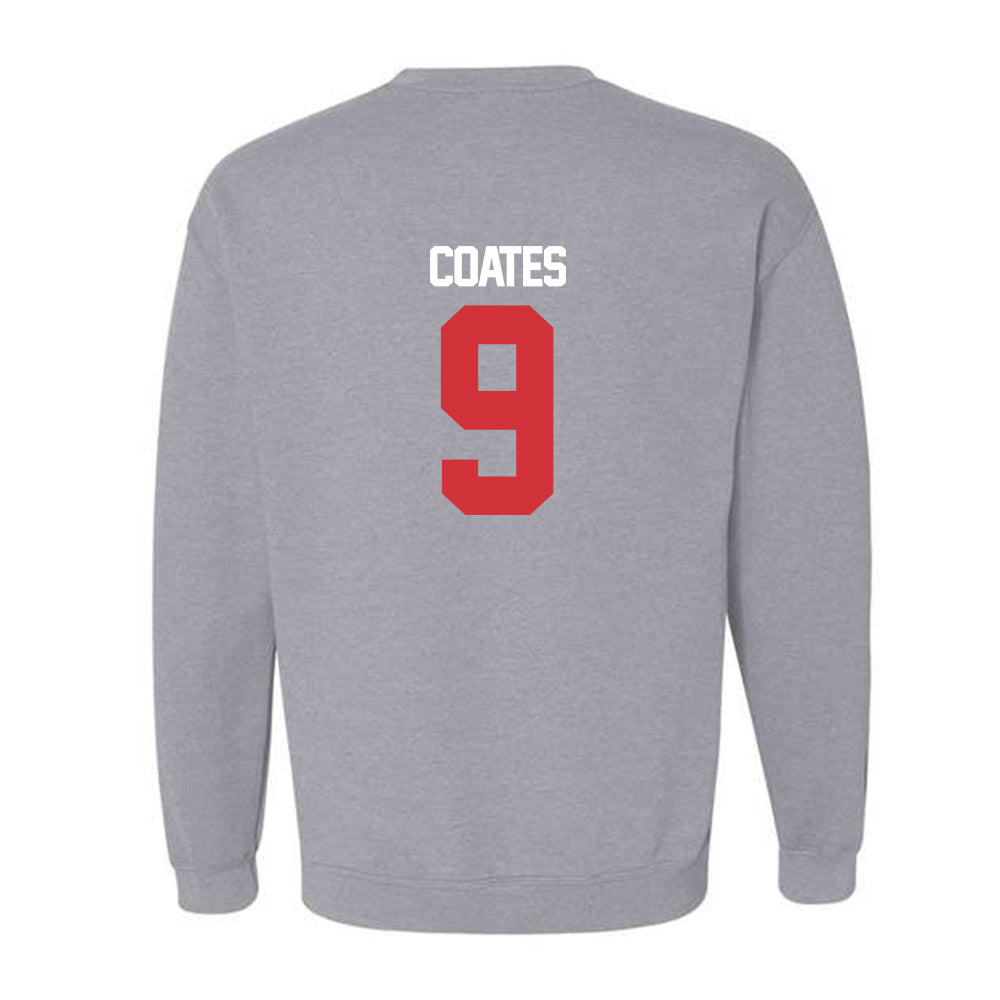 LA Tech - NCAA Baseball : Colton Coates - Replica Shersey Crewneck Sweatshirt-1