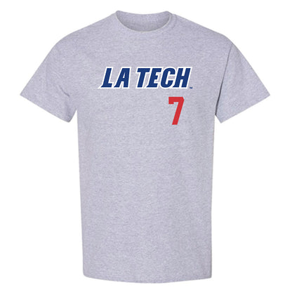 LA Tech - NCAA Baseball : Hudson Rowan - Replica Shersey T-Shirt-0