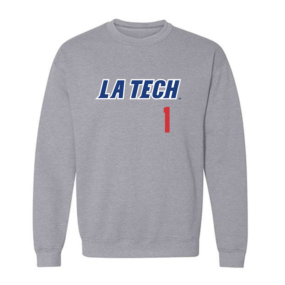 LA Tech - NCAA Baseball : Wesley Scott - Replica Shersey Crewneck Sweatshirt-0